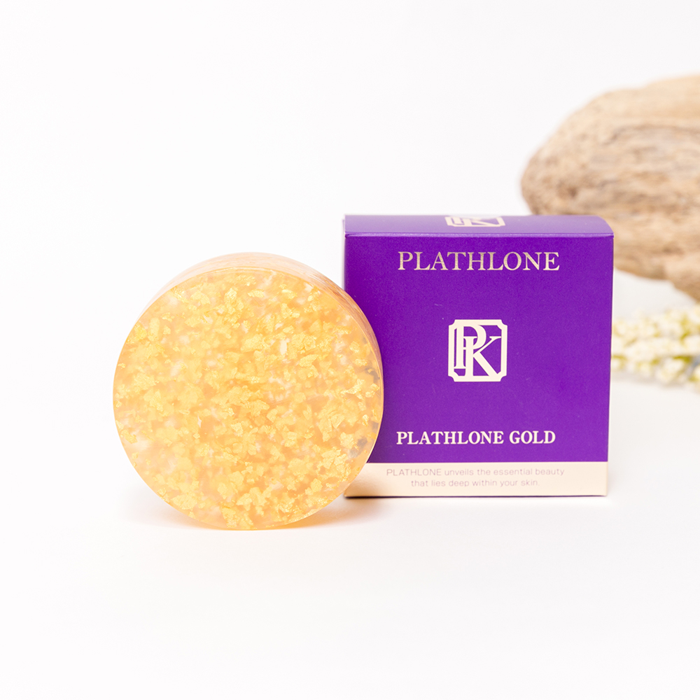 Мыло с частицами сусального золота для лица Plathlone 100 г